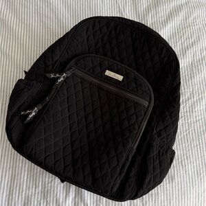 Vera Bradley Black Quilted Backpack